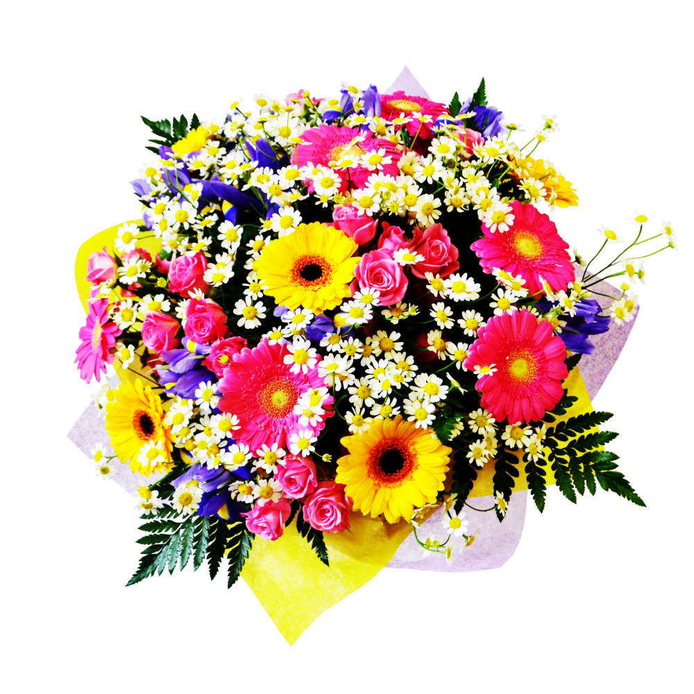 Букет цветов «Радуга» - фото 2
